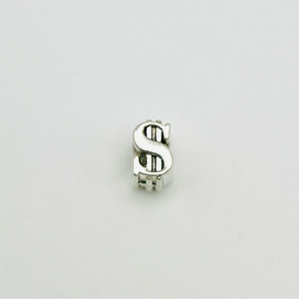 Cash Money Sign Silver Tone European Charm - Collectable Classic Edition